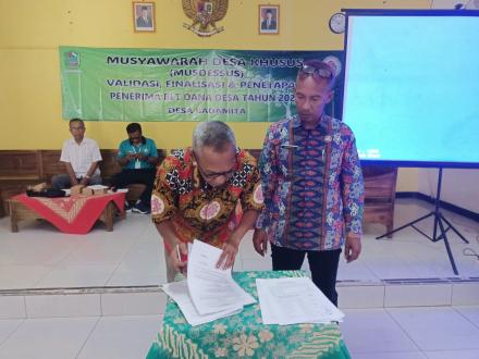 MUSDESSUS VALIDASI, FINALISASI & PENETAPAN KPM BLT DD TAHUN 2026